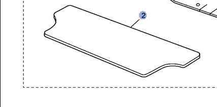 8P13SHJ110C3 - Interior: 3RD ROW ALL SEAN MAT for Honda: Odyssey Image