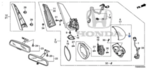 76201TK8A51ZD - Body: Housing Cover for Honda: Odyssey Image