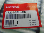 172205PHA00 - Air &amp; Fuel Delivery: Engine Air Filter for Honda: CR-V Image