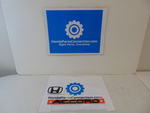 8F2030A100 - Exterior: Gloss Black H-Mark &amp; Accord Emblems for Honda: Accord Image