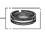 130115WJA01 - Engine: Piston Rings for Honda: Clarity, Insight Image