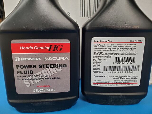 08285-P99-0CZA3 - Genuine HONDA POWER STEERING FLUID (same as