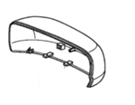 76251TF0E11ZE - Body: Door Mirror Cover for Honda: Fit Image