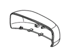 76251TF0E11ZU - Body: Door Mirror Cover for Honda: Fit Image