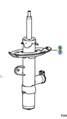 51611-TVA-L91 - 2018-2022 Honda Accord - Shock Absorber Unit R