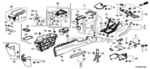 83446TGGA00ZA - Body: Console Cup Holder for Honda Image