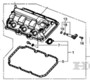 123105J6A00 - : 2016-2025 Honda - Cover Assembly Front Cylinder Head for Honda: Odyssey, Passport, Pilot, Ridgeline Image