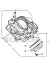 16400R11A01 - : Throttle Body for Honda: CR-V, Crosstour Image