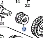 13621P0AA01 - : 1996-2002 Honda - Crankshaft Gear for Honda: Accord, Odyssey, Prelude Image