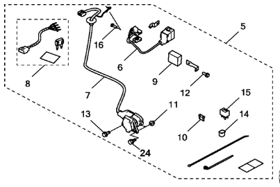 8L91TGS100 - Towing: 2019-2025 Honda Passport - Trailer Hitch Wiring Harness for Honda: Passport Image