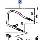 167225BAA01 - : Hose Fuel Feed for Honda Image