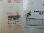 934050602008 - : 2003-2025 Honda - Bolt-Washer (6X20) for Honda: Element, Odyssey, Pilot Image