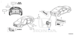 75701T20000 - Body: Deck Lid Emblem for Honda Image