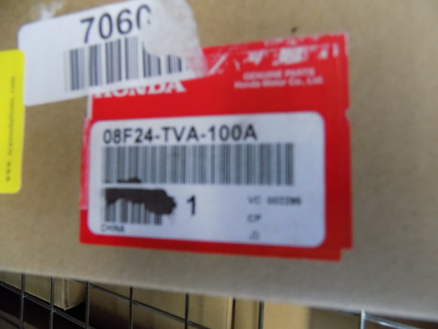 8F24TVA100A - Exterior: 2018-2022 Honda Accord - Bumper Trim Accent Rear Black Chrome for Honda: Accord Image