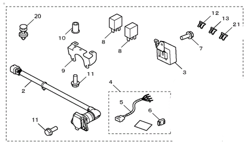 8L91T6Z100 - Towing: 2017-2023 Honda Ridgeline - Trailer Hitch Harness (2WD Only) for Honda: Ridgeline Image