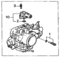 16400PAAA12 - : Throttle Body for Honda: Accord Image