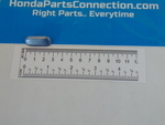 90672S2AA00ZH - Body: License Bracket Cap for Honda: S2000 Image