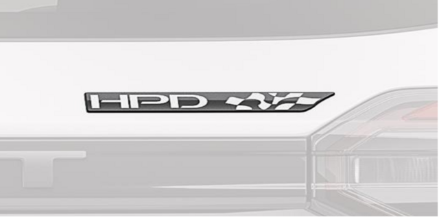 8F20T90100C - Exterior: 2023-2025 Honda Pilot - Emblems-Rear Hpd - Gloss Black for Honda: Pilot Image