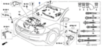 32110RCAA00 - : Wire Harness Engine for Honda Image