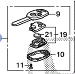 35111SHJ305 - : 2005-2014 Honda - Key Immobilizer &amp; Transmitter(Blank) for Honda: Odyssey, Ridgeline Image
