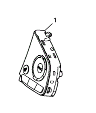 8U97TLA100A - Serviceable Components: 2017-2018 Honda CR-V - Steering Wheel Switch Heated for Honda: CR-V Image
