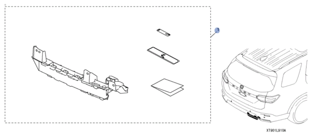 8L91T90100A - Towing: 2023 Honda Pilot - Hands-Free Trailer Hitch Adapter for Honda: Pilot Image