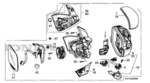 76250TG7A52ZE - : MIRROR ASSY., Left DOOR *NH603P*(R.C.)(WHITE DIAMOND PEARL) for Honda Image