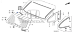 76850SWA305 - : Nozzle Assembly Rear Windshield for Honda Image