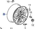 42700T49A91 - Suspension: Wheel for Honda: Civic Image