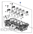 121006A0A00 - Engine: Cylinder Head for Honda: Accord, Civic, CR-V Image