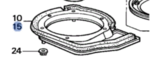 39175SR8J00 - : Speaker Grille Spacer for Honda: Civic Image