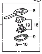 35111S9V305 - : Key Imm Tran for Honda Image