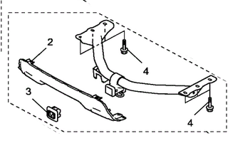 8L92TGS100B - Towing: 2022-2023 Honda Passport Tow Trailer Hitch for Honda: Passport Image