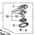 35118TE0A40 - : 2011 2012 Honda Accord - Key Immobilizer &amp; Transmitter(Blank) for Honda: Accord Image
