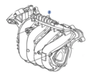 17100RNAA00 - Fuel System: Intake Manifold for Honda: Civic Image
