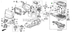 38250SHJA21 - Electrical: Fuse &amp; Relay Box for Honda: Odyssey Image