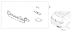 8L91T90100A - Trailering: Trailer Hitch, HFA Adaptor for Honda Image