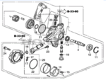 6561RV0315RM - Steering: Power Steering Pump for Honda: Odyssey Image