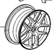 42700T20A72 - Suspension: Wheel, Alloy for Honda: Civic Image