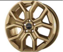 8W20T90100A - Wheels: 2023-2025 Honda Pilot - 20-Inch Hpd Matte Bronze Alloy Wheels for Honda: Pilot Image