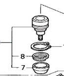 51220S84305 - : 1988-2002 Honda - Joint Front Ball (Lower) (Musashi) for Honda: Accord, Odyssey, Prelude Image