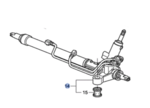 53601SNAA62 - Steering: Gear Assembly for Honda: Civic Image