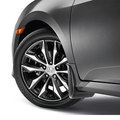 8P00TBA100 - : 2016-2021 Honda Civic Front &amp; Rear Mud Flap Splash Guards Set Of 4 Black for Honda: Civic Image