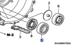 91002RPF003 - Transmission: Manual Transmission Input Shaft Bearing for Honda: Civic, CR-Z, Fit Image