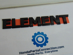 75722SCVA20ZB - : 2007-2008 Honda Element - Emblem Rear *NH707* (Element) (Formal Black II) for Honda: Element Image