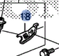 46428TA0A00 - : Bracket,  Right Front Brake Hose for Honda Image