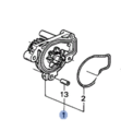 19200P01004 - : 1988-1995 Honda - Water Pump Assembly for Honda: Civic, Civic del Sol, CRX Image