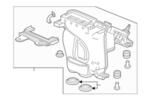 172015FEM00 - : 2016-2021 Honda Civic - Air Cleaner Body for Honda: Civic Image