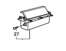 83451-SWA-A01ZD - Pocket Assembly Center Console *NH608L* (Gun