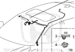 32155T22A00 - : Wire Harness, Interior roof for Honda Image